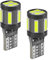 Flaconi Car LED Lights Interior,T10 LED Bulb,LED Car Lights Interior,LED License Plate Light,License Plate Light Bulbs,Reverse Light Bulb,Fits License Plate Lights,Side Marker Light (2PCS)
