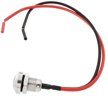 Create idea 1 X Gitarren-Druckknopfschalter mit 8 Mm Montagedurchmesser Zum Ersetzen des Mini-Tontopfs Im Gitarren-Edelstahl-Gitarrenschalter