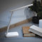 EMOS LED Akku-Tischlampe AMY 5W, Helligkeit 200lm, 800mAh Li-Ion Akku, 35h Leuchtdauer, Lederdesign, Handyständer, dimmbar, einstellbare Lichtfarbe (3000-6500K), 1,2m USB-C/A Ladekabel, weiß