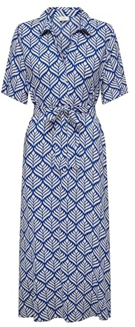 ONLY Damen Kleid | Normal geschnitten fit, 3/4 Arm, Midi, Casual, Bei max. 30 grad waschen