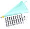 Essential 5026PCS - Attrezzatura per tubazioni con sacchetti in silicone e punte decorative (50 pezzi)