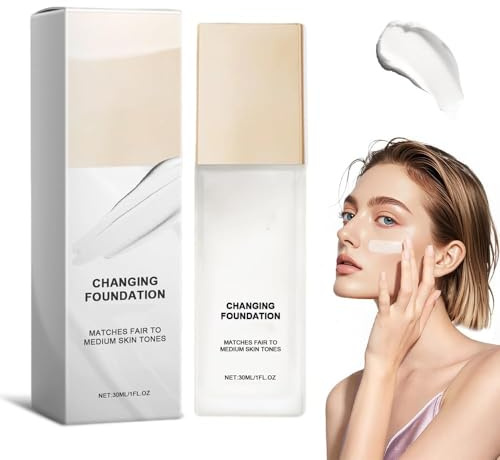 Mira Glow 4 IN 1 Fondotinta Liquido 2.0, SPF15, Texture Idratante, Coprenza Naturale, Effetto Uniforme e Luminoso a Lunga Tenuta (1 pezzo 30 ml) Per Tutti i Tipi di Pelle (Bianco-1)