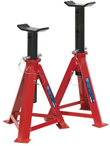 Sealey As7500 Axle Stands 7.5Tonne Cap Per Stand 15Tonne Per Pair Medium Height