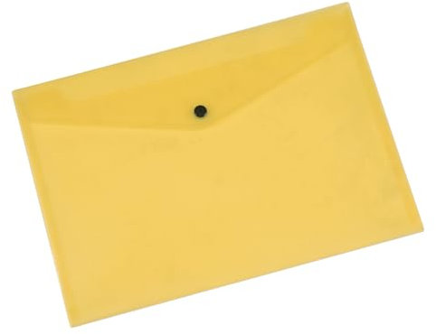 Q Connect A4 polypropylène Pochette à documents - Jaune