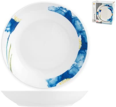Royal Norfolk Coupe Service Assiettes Table 12 pièces, Porcelaine, Blanc