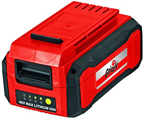 Grizzly Tools Batterie Lithium-ION 40 V (2,5 Ah) Compatible avec système de Batterie 40 V, Art 4032, ASF 4046, Arm 4041, AS 4026, AKS 4035, AS 4026, ARV 4038, ASF 4046, AKS 4035, Art 4032