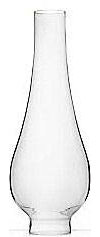 Juego de 2 de cilindros repuesto medio para lámpara de aceite de vidrio transparente vidrio soplado altura 23 cm inferior diámetro exterior 4,2 cm diámetro más ancho 8,6 cm