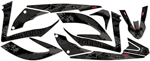 black KSR-Moto 125, 2014-2017 PREMIUM factory DEKOR DECALS STICKER Aufkleber KIT