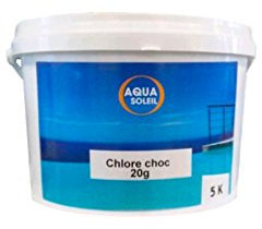 Aqua Soleil - Chlore choc pastilles de 20 gr trichloré 55% 5kg - 725005 - Aqua Soleil