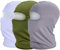 MAYOUTH Sturmhaube Balaclava UV Schutz Gesichtsmasken für Radfahren Outdoor Sports Vollgesichtsmaske Breath (Grün+weiß+grau)