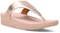 Fitflop Femme Lulu Leather Toe Post Tongues, Rose Gold, 40 EU