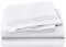 HOMEIDEAS 4 Piece 3-Line Embossed Bed Sheets Set Extra Soft Brushed Microfiber 1800 Bedding Sheets Deep Pocket, Wrinkle & Fade Free (Super King, White)