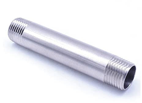 bzcemind 1 raccordo maschio per tubo filettato maschio in acciaio inox SS304,150 mm, DN50 2 pollici