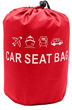 A/A Gate Check Kinderwagentasche für Flugreisen Extra große und strapazierfähige Hülle mit gepolsterten verstellbaren Rucksack-Schultergurten für umwandelbare Autositze Babyschalen Sitzerhöhung