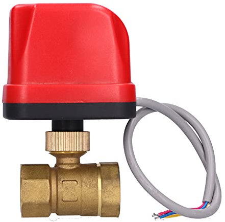 3/4 Messing Kugelhähne, synchroner elektrischer Antrieb DN20 CWX-50P-CR02 elektrischer Kugelhahn für Wasserregelsystem