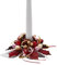 Magie di Natale Krone Mistel mit Stechpalme und Beeren für Tisch und hinter Tür Ø 14 cm