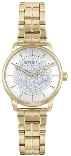 Breil Orologio DONNA LUCILLE quadrante MONO-COLORE ARGENTO movimento SOLO TEMPO - 2 LANCETTE QUARZO e BRACCIALE ACCIAIO COLORATO ORO EW0611
