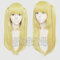 SEIZIS Cosplay Perücke Anime Death Note Amane Misa Cosplay Perücken 60 cm lang lang Golden hitzebeständig Kunsthaar Perücke + Perücke