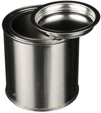 AllorA Leerdose, Blechdose, Farbdose, Lackdose - aus Weißblech - zur Abfüllung von Lacken & Farben (inkl. Deckel) (250ml)