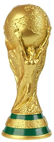 HshDUti Trophées de la coupe du monde de football 2022, réplique du trophée de la Ligue des champions de football, cadeau commémoratif (27 cm)