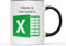 SMARTYPANTS Freak in The Sheets Black Handle Mug Tea Coffee Cup - Funny Joke Pun Humour Excel Spreadsheet Computer Geek Nerd IT Kitchen Décor Gifts Presents (Black Handle)