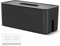 BEZORR Wall Mounted cable management box, Cable Tidy Box,Larger Cable Organizer with Lid, for Storage Organising Management Desk TV Computer USB Hub Strips Cords Black