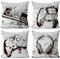Likjad Gamer-Kissenbezüge, 45,7 x 45,7 cm, 4 Stück, Gaming-Kissenbezüge für Spielzimmer, Sofa, Couch