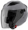 VINZ Calobra Jethelm mit Sonnenblende und Visier | Roller Helm Motorradhelm | ECE 22.06 Zertifiziert | in Gr. XS-XXL - Matt Titanium