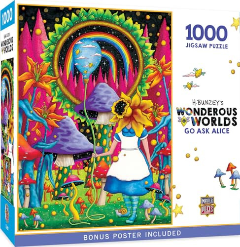 MasterPieces Wonderous Worlds - Go Ask Alice 1000 Teile Puzzle