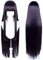 COSPLAZA Hyuga Hinata Riricho Shirakiin Tiefes Lila Lange Gerade Anime Perücke Damen Cosplay Kostüm Perücken Blunt Bangs