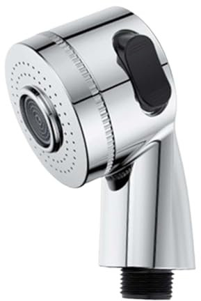 perfk Pommeau de Douche D'eau à 2 Modes, Pommeau de Douche Réglable Rehausseur, Buse de Douche pour Salon de Coiffure, Pulvérisateur de Pommeau de Douche à Main, Pommeau Douche Anti Calcaire