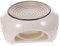 GREENADSCAPE wohnzimmerdeko keramiklampe Aromalampe Aroma lamp Duftkerze elektrisch Elektrische Diffusorlampe Duftlampe Wachskerze Aromatherapielicht Weiß
