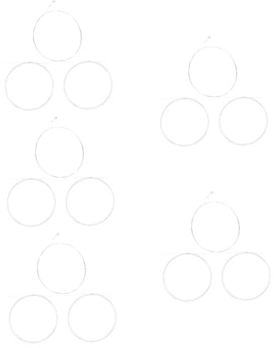 VICASKY 15 corde di ricambio Balalaika robuste per musicisti, per una qualità del suono eccezionale e una facile sostituzione