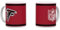 Atlanta Falcons NFL American Football – Tasse Becher Kaffeetasse Kickoff – Mattes Design zur Season 2024/2025 – 330 ml – Keramik