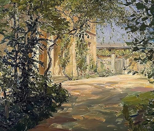 XcBAIHOUD Famoso Immagini Moderni Quadri Tele Stampe Casa di campagna a Godramstein Casa di campagna a Godramstein di Max Slevogt per la Decorazione Domestica dell'ufficio 60x90cm