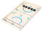 Stratego Board Game, Wooden Desktop Hockey Game, Tabletop Slingshot Hockey, 13.58x8.31x0.98 inches Winner for Family Fun, Competitive Toys for Kids and Adults