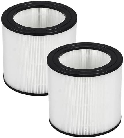 Btstil FY0611 Replacement Filter, Compatible with Philips 600 Series Air Purifier AC0650 and AC0651/10 Air Purifier True HEPA Filter FY0611/30, 2 Pack