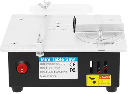 Mini TischkreissäGe Kleine TischkreissäGe TischkreissäGe Klein Mini KreissäGe Proxxon TischkreissäGe TischkreissäGe 96w Power Multifunktions-TischsäGe 7-Gang Einstellbar 0-90° Schneiden Diy Holz