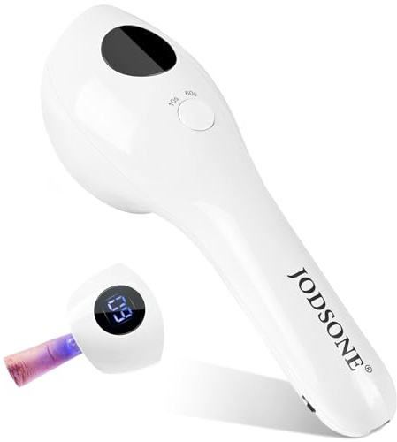 JODSONE Mini U V Portable Handheld Nail Lamp Rechargeable Model with LED Display Fast Drying Nail Lamp for Home Traveling