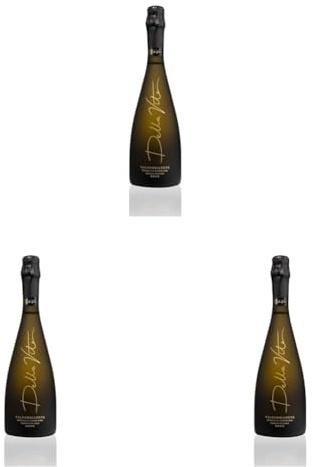 Della Vite Superiore D.O.C.G Premium Italian Prosecco - Rich & Extra Dry Prosecco Wine (Single Bottle, 11.5% 750ml) (Pack of 3)