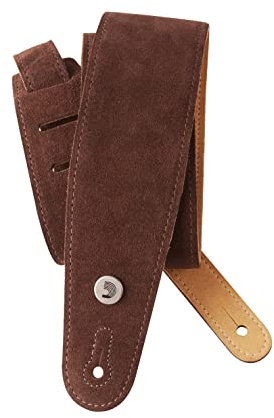 D'Addario Planet Waves 25SS01-DX Wildledergurt Suede Straps Collection Cognac Länge: 1300mm Breite: 64mm