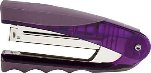 Rexel Centor Heftgerät mit Halbstabmagazin (hochkant 65 mm, Einlegetiefe 26/6 24/6, Kapazität 20 Blatt) violett