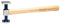KS Tools 140.2139 Karosserie-Riffelhammer fein, rund/eckig, 325mm