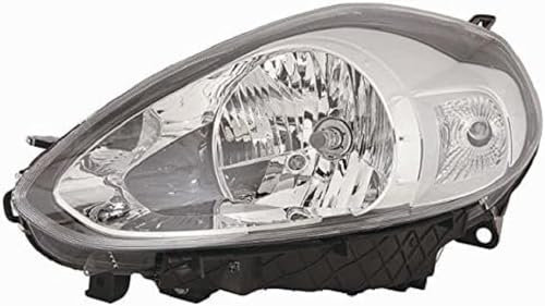 Prasco - FT3444903 - Fiat - Punto Evo - Mod. 10/09-01/12 - Scheinwerfer Rechts-H4-Mit Lwr-Mit Motor-Verchromt