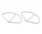 efaso Ersatzteil Quadcopter LiShi Toys L6039-02 - Rotorschutz 2er Set - Auch passend für Rayline R806