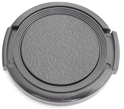 vhbw Universal Objektivdeckel 39 mm kompatibel mit Kamera, DSLR - Kunststoff, Schwarz, mit Seitengriff