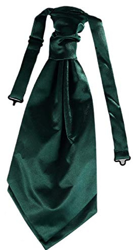 L&L LL®New Italian Adult Mens Satin Wedding Ruche Cravat Tie Party Event