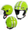 Motorradhelm Motorrad Roller Offenes Jet Helm Viser ECE 22-06 Grün XS
