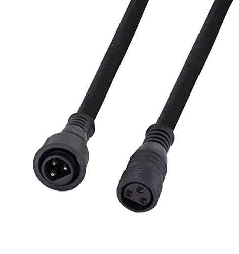 LEDJ Exterior Spectra Series Power 3-polig Stecker - Buchse 2 m