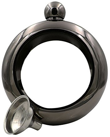 JUJOR Bangle Bracelet Flask 3.5 oz. (Black)